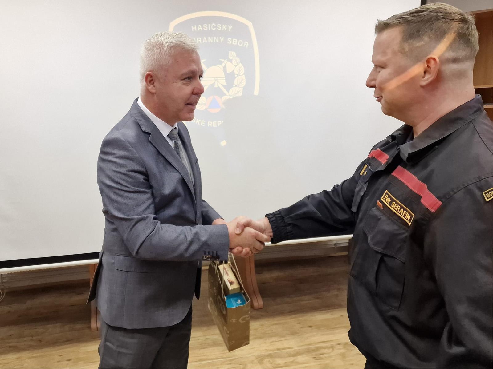 Poděkování hejtmana MSK