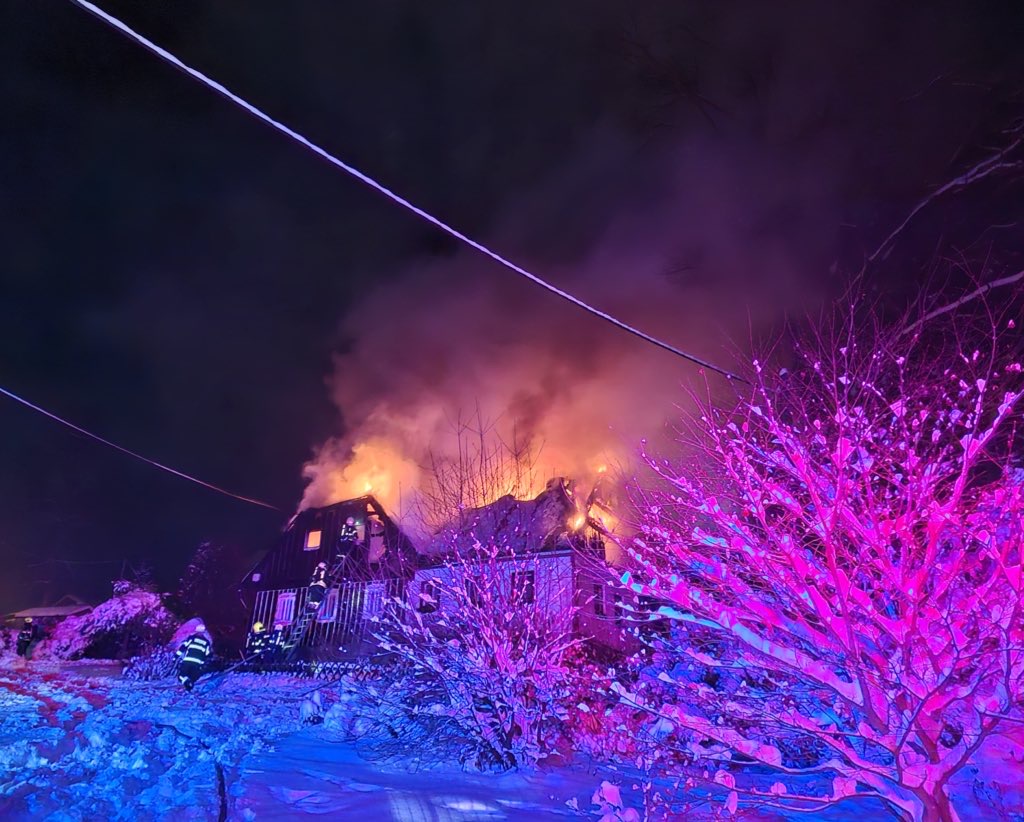 Požár objektu Jablonecké Paseky