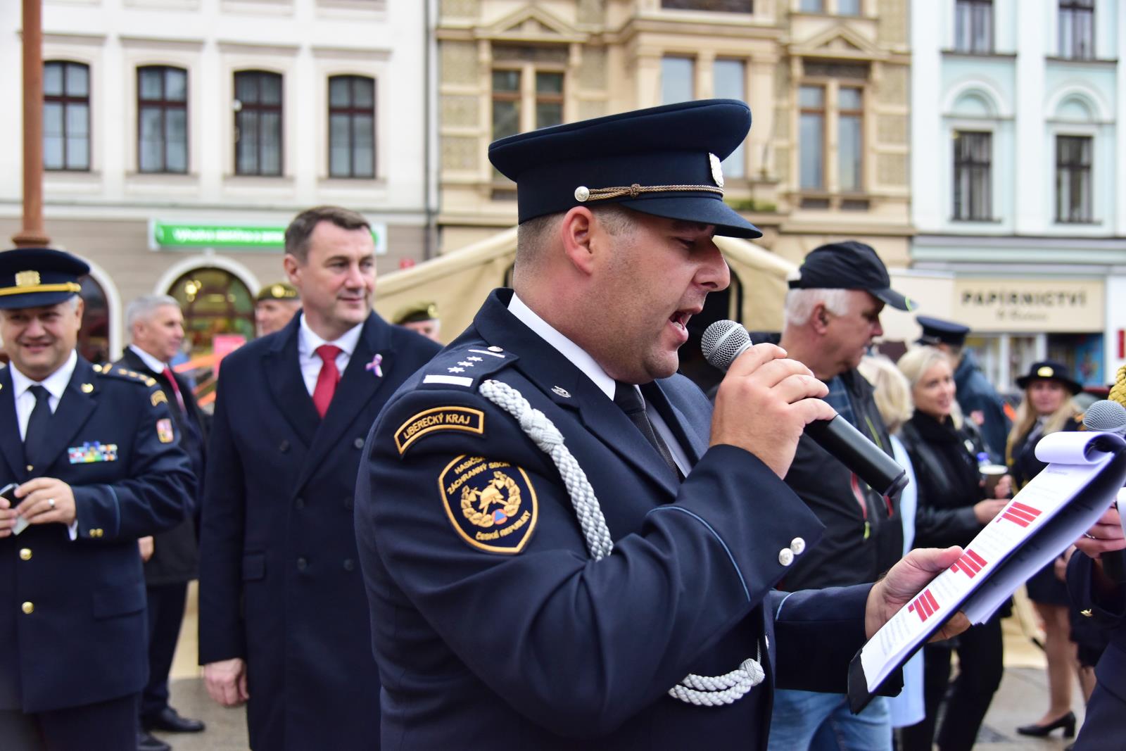 Předání CAS obcím LK