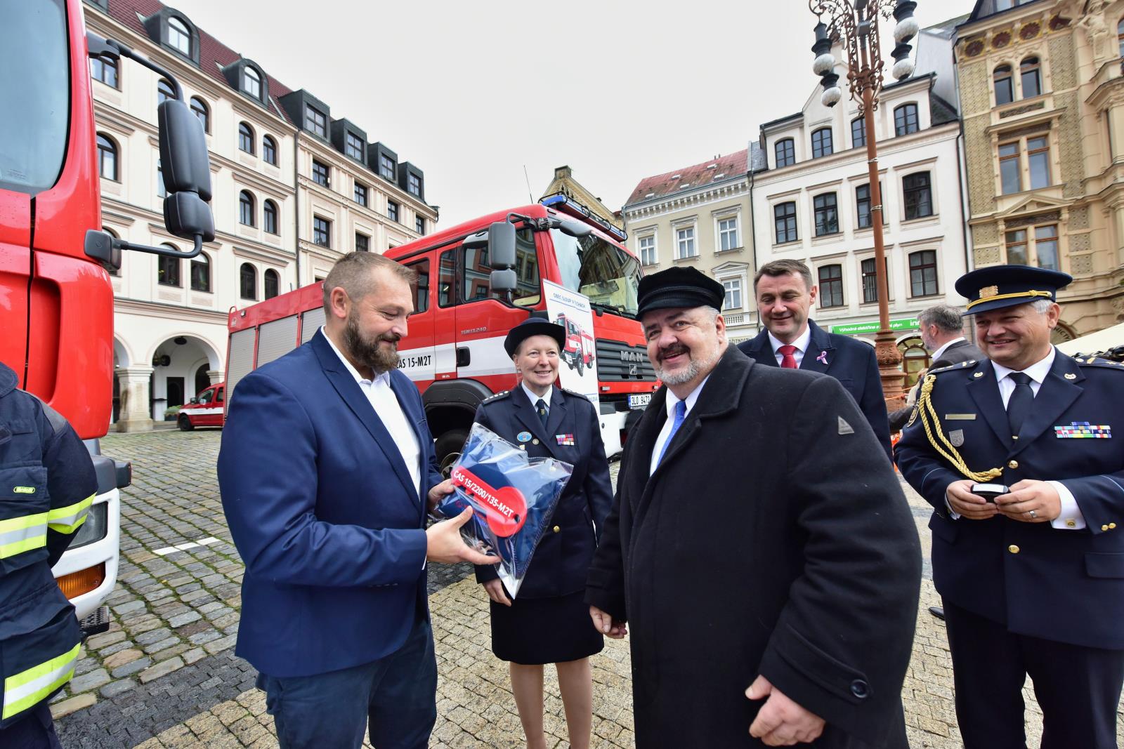 Předání CAS obcím LK