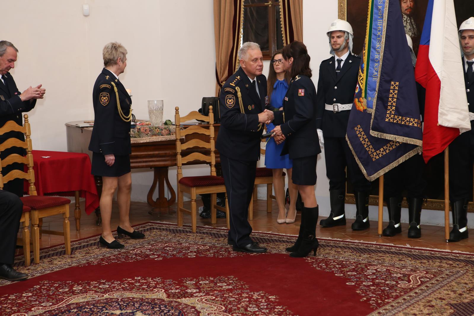 Předání medailí a složení slibu, Třeboň - 24. 10. 2019 (14).JPG