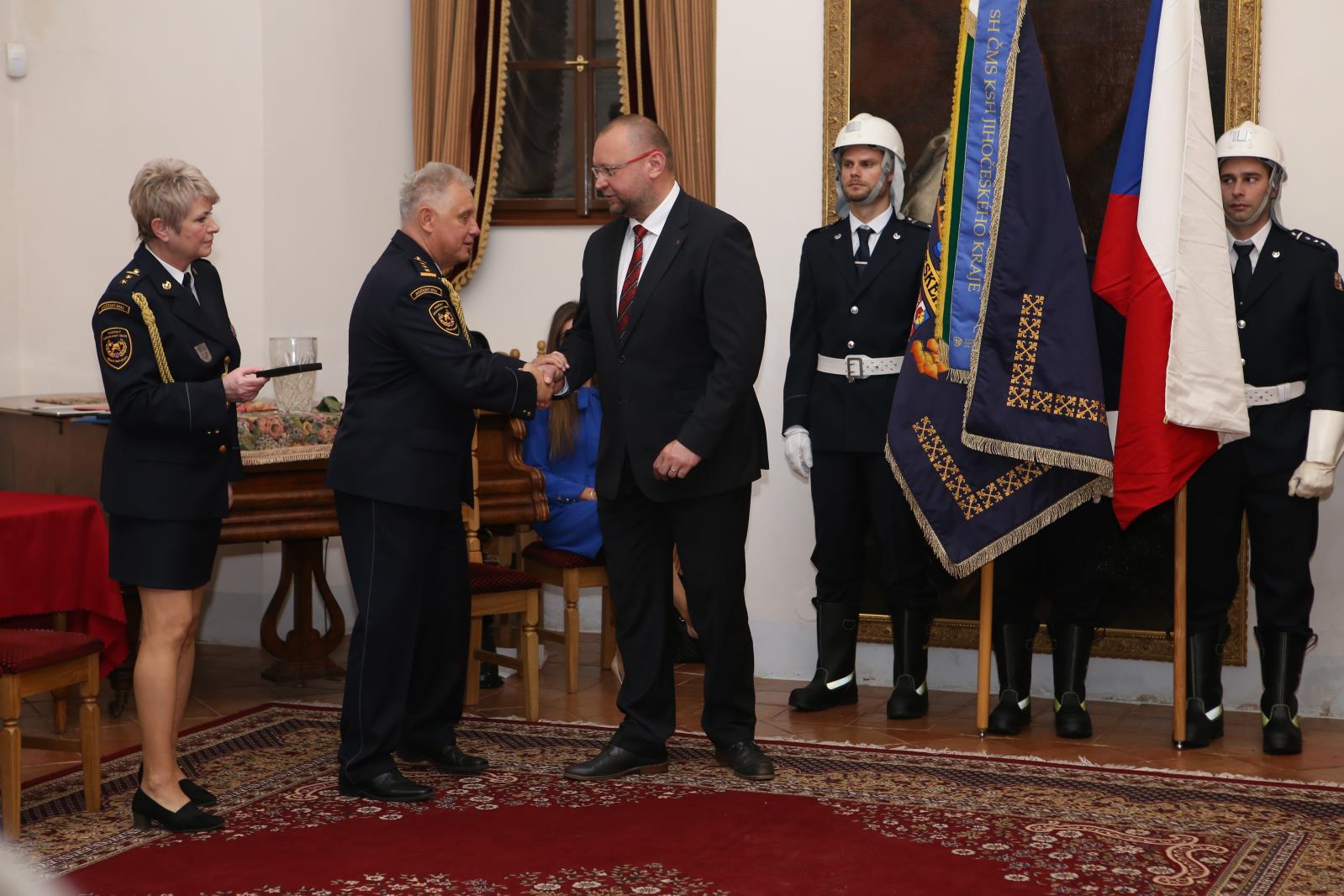 Předání medailí a složení slibu, Třeboň - 24. 10. 2019 (15).JPG