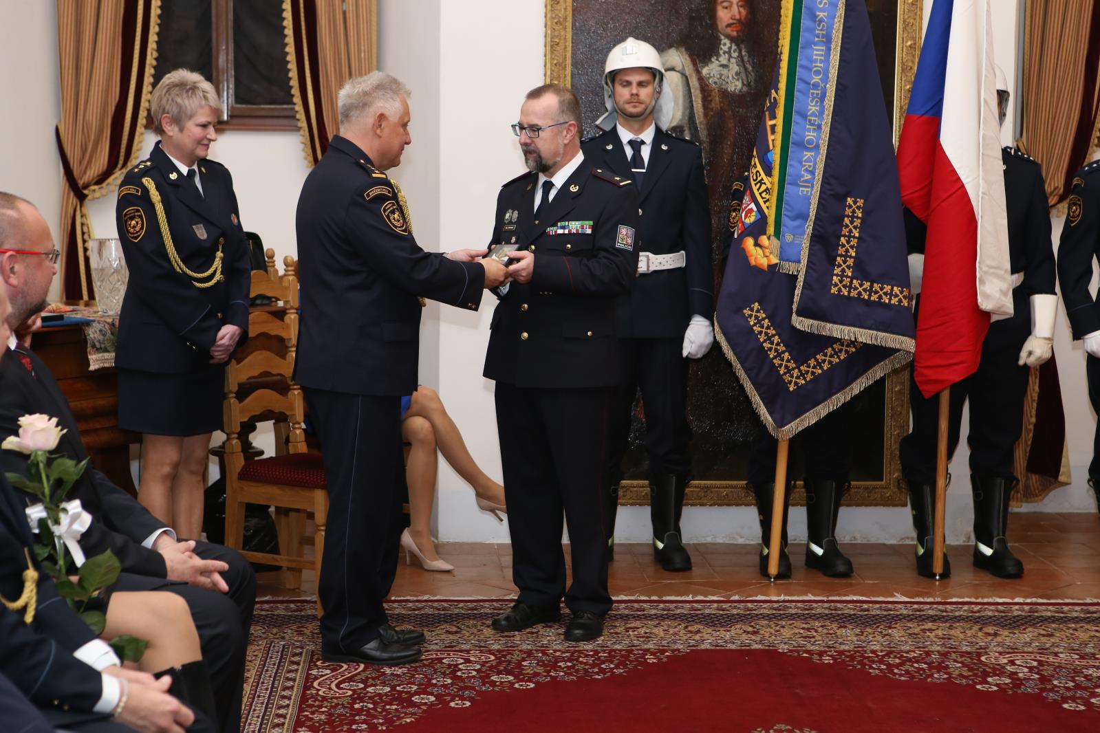 Předání medailí a složení slibu, Třeboň - 24. 10. 2019 (18).JPG