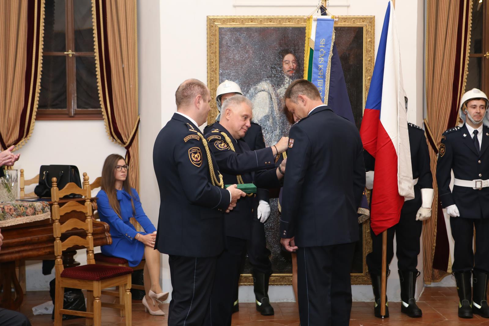 Předání medailí a složení slibu, Třeboň - 24. 10. 2019 (2).JPG