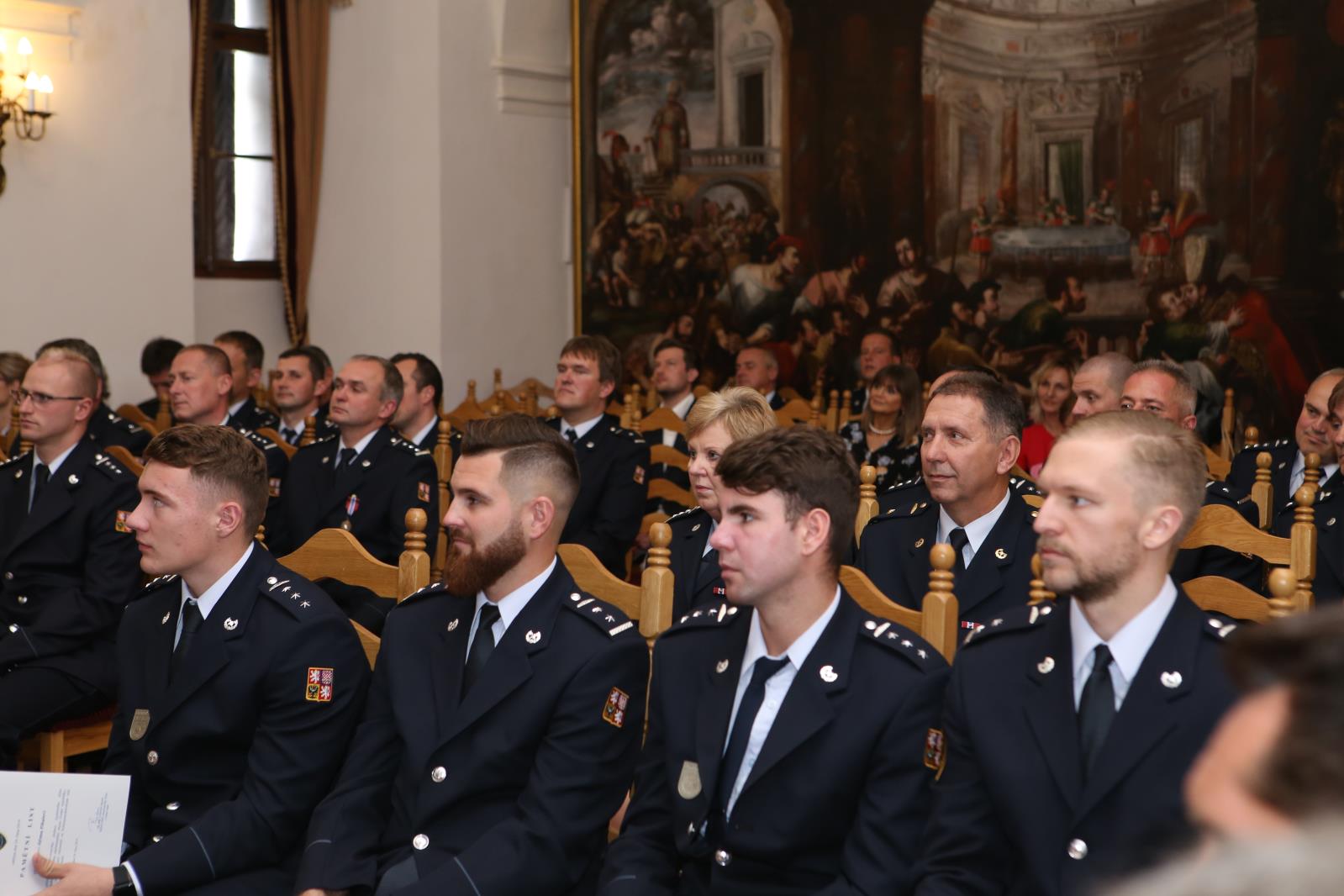 Předání medailí a složení slibu, Třeboň - 24. 10. 2019 (20).JPG