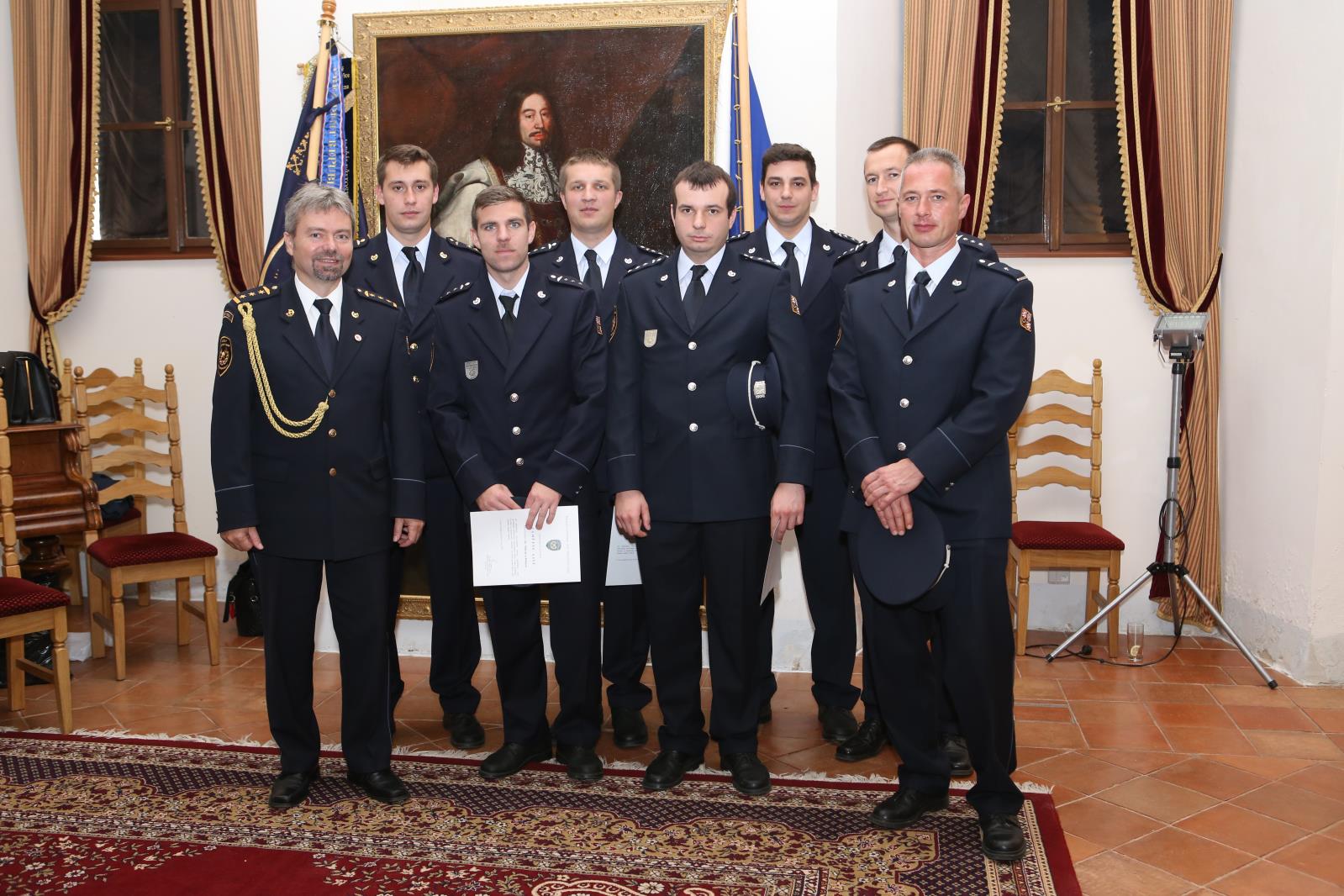 Předání medailí a složení slibu, Třeboň - 24. 10. 2019 (25).JPG