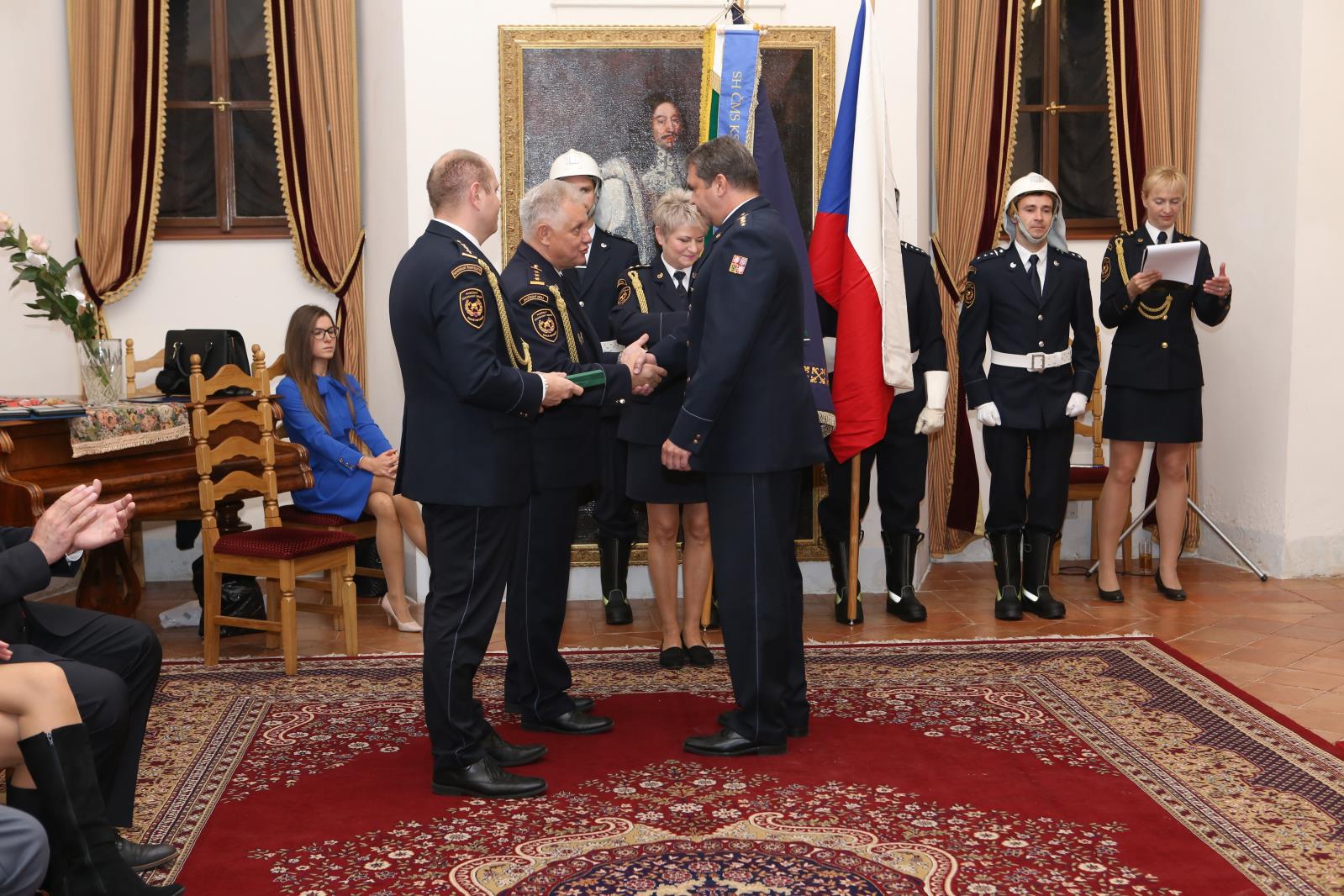 Předání medailí a složení slibu, Třeboň - 24. 10. 2019 (3).JPG