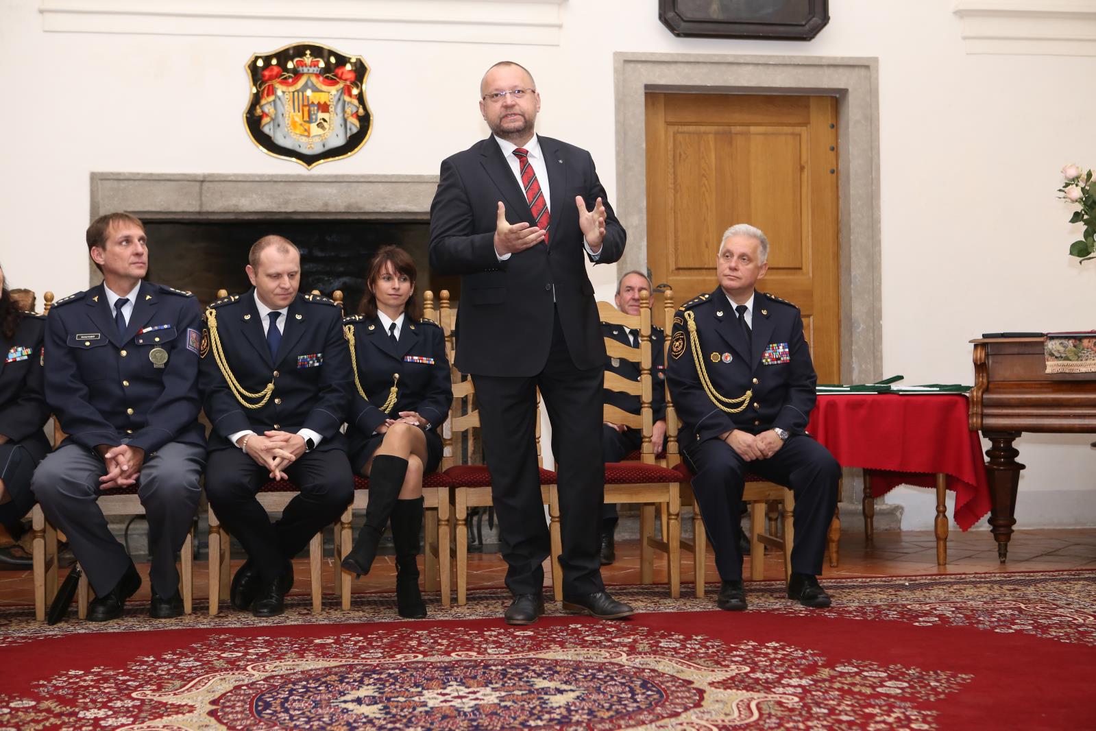 Předání medailí a složení slibu, Třeboň - 24. 10. 2019 (38).JPG