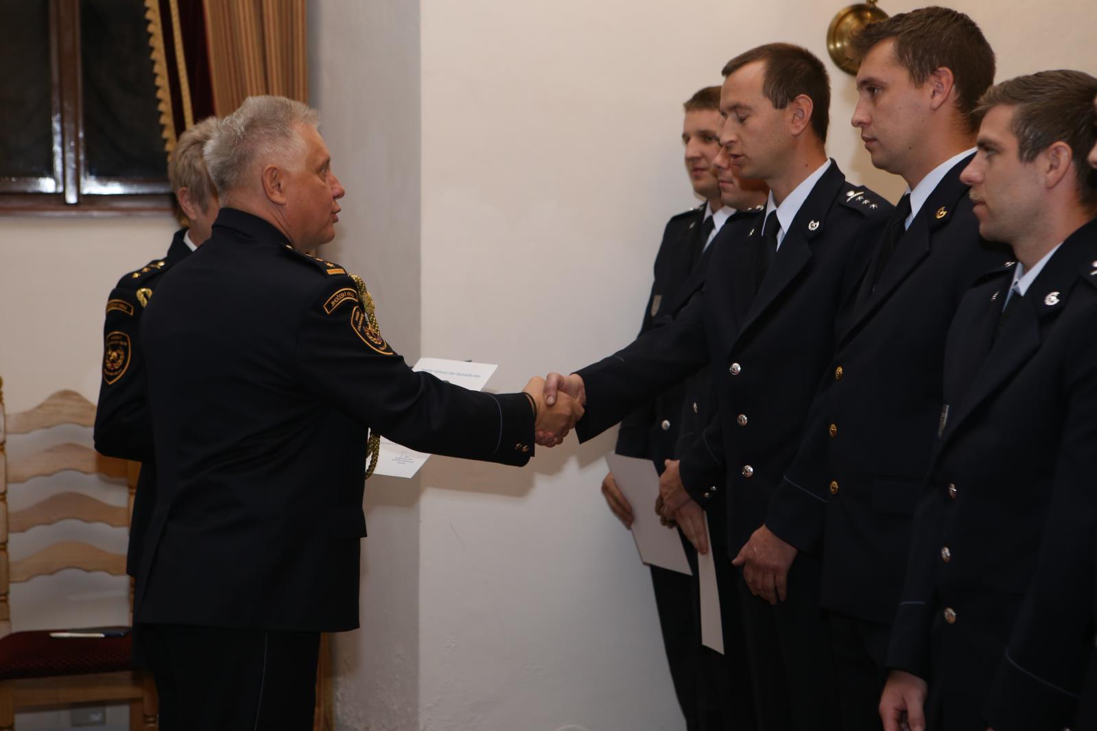 Předání medailí a složení slibu, Třeboň - 24. 10. 2019 (49).JPG