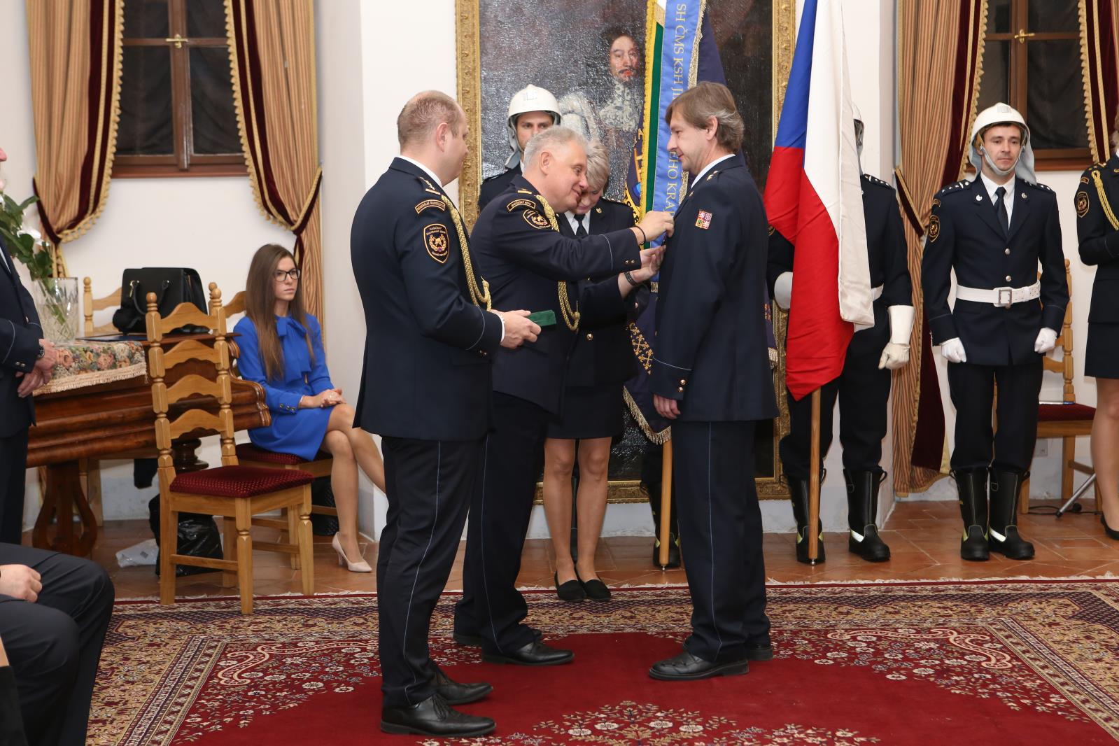 Předání medailí a složení slibu, Třeboň - 24. 10. 2019 (5).JPG