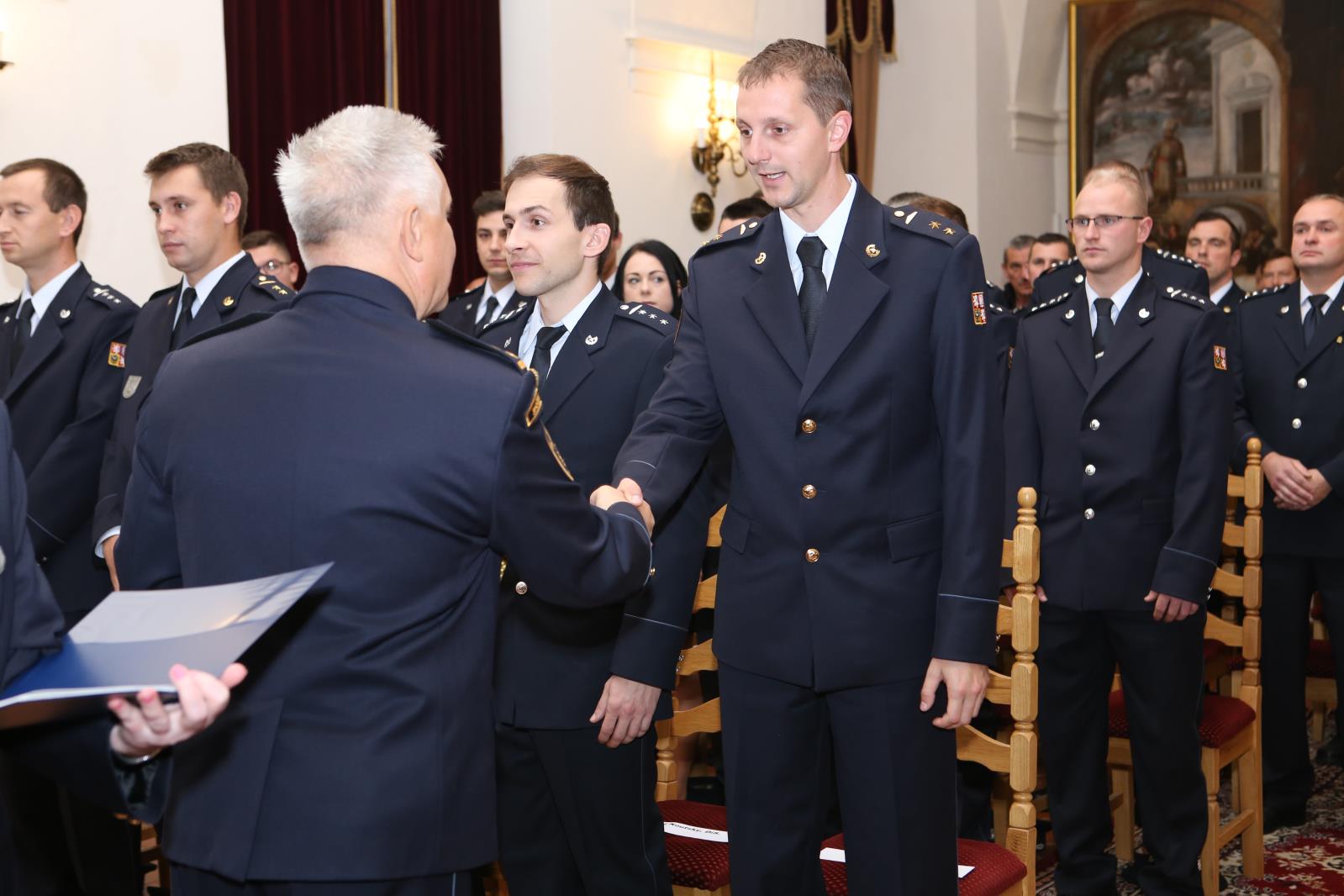 Předání medailí a složení slibu, Třeboň - 24. 10. 2019 (51).JPG