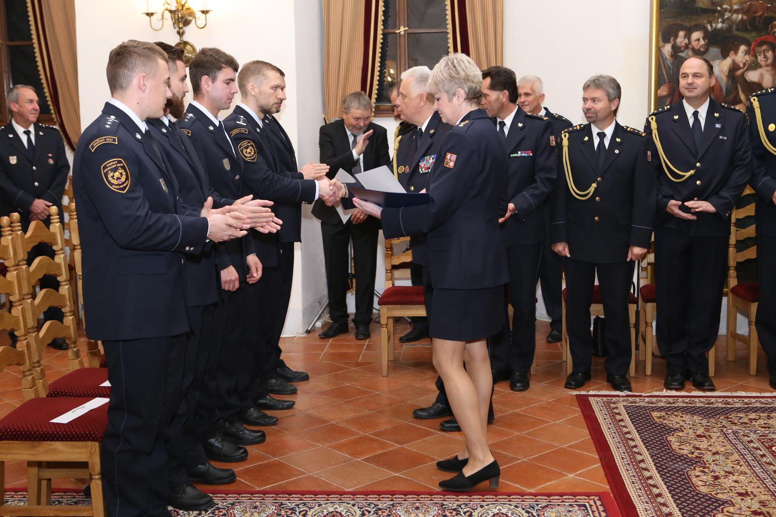 Předání medailí a složení slibu, Třeboň - 24. 10. 2019 (52).JPG