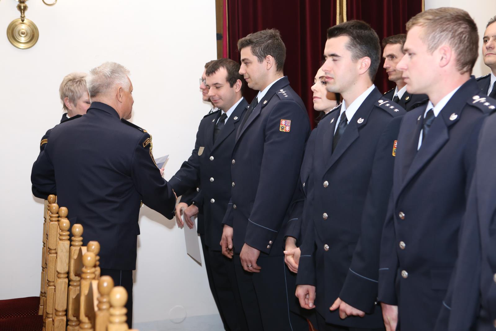 Předání medailí a složení slibu, Třeboň - 24. 10. 2019 (55).JPG