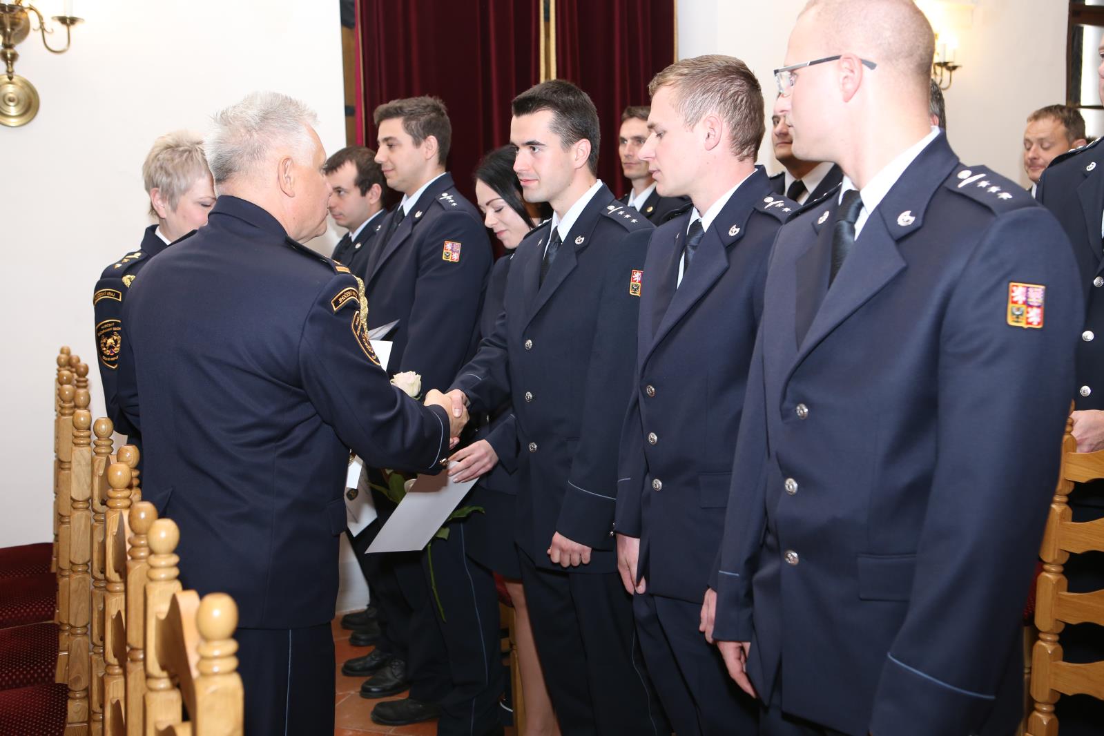 Předání medailí a složení slibu, Třeboň - 24. 10. 2019 (56).JPG