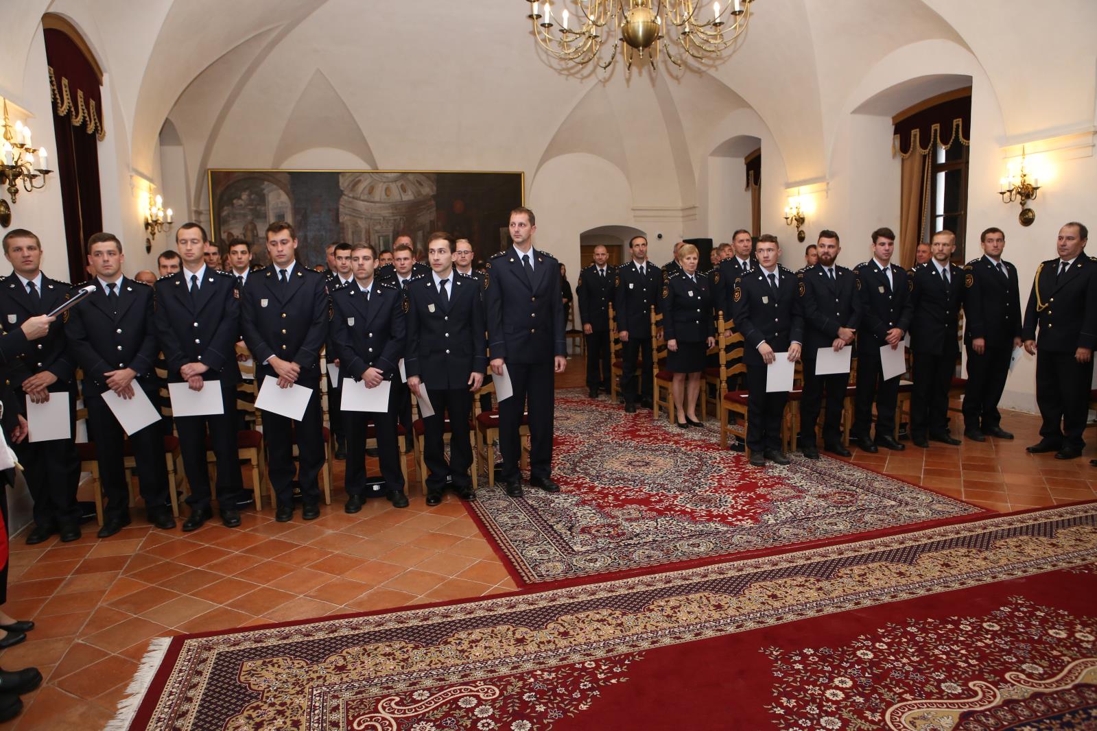 Předání medailí a složení slibu, Třeboň - 24. 10. 2019 (58).JPG