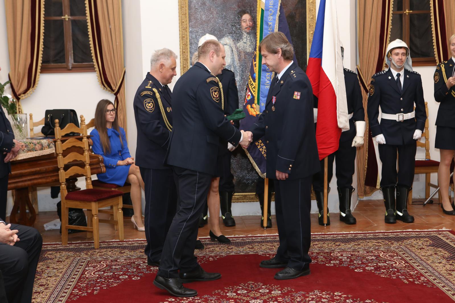 Předání medailí a složení slibu, Třeboň - 24. 10. 2019 (6).JPG