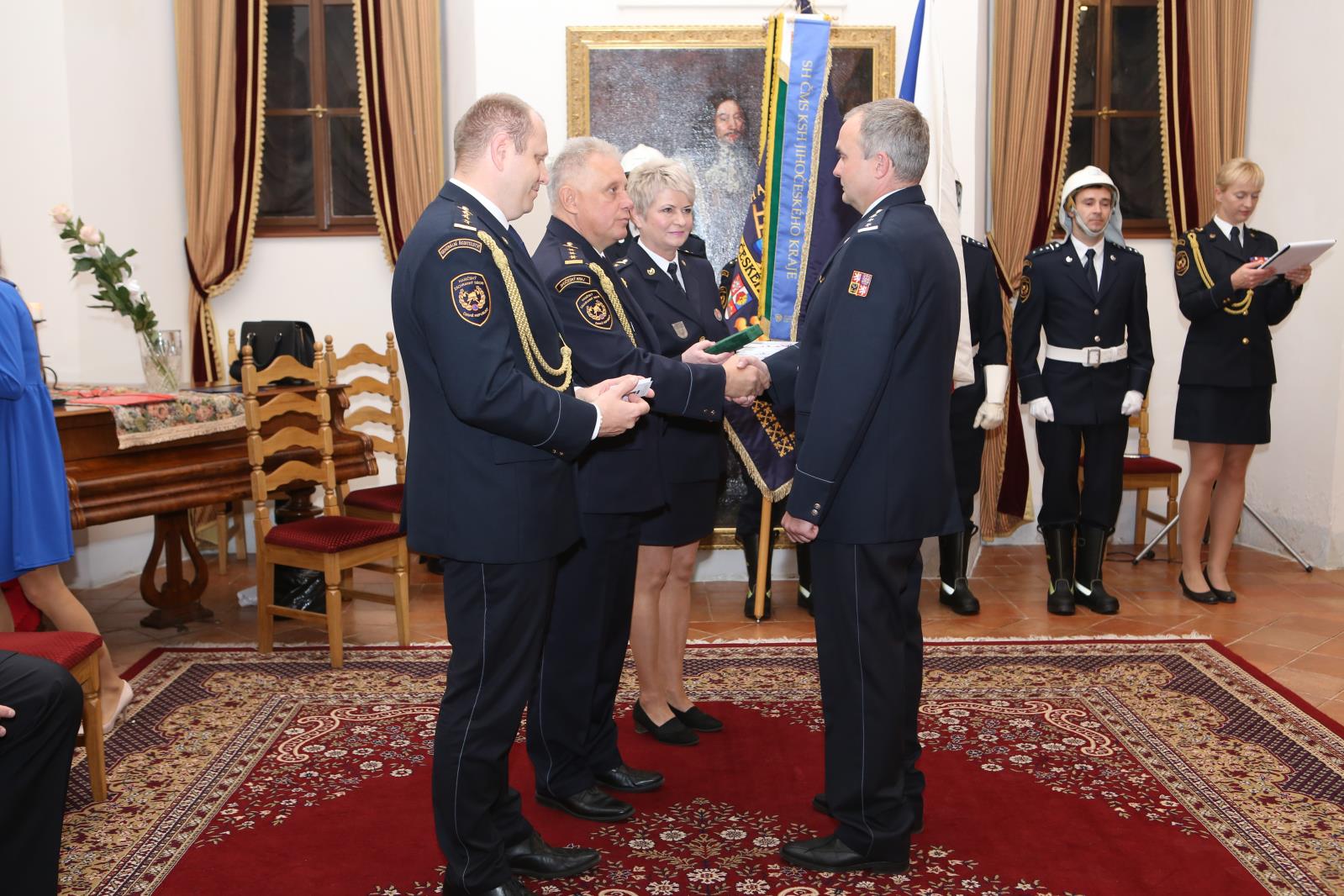 Předání medailí a složení slibu, Třeboň - 24. 10. 2019 (64).JPG