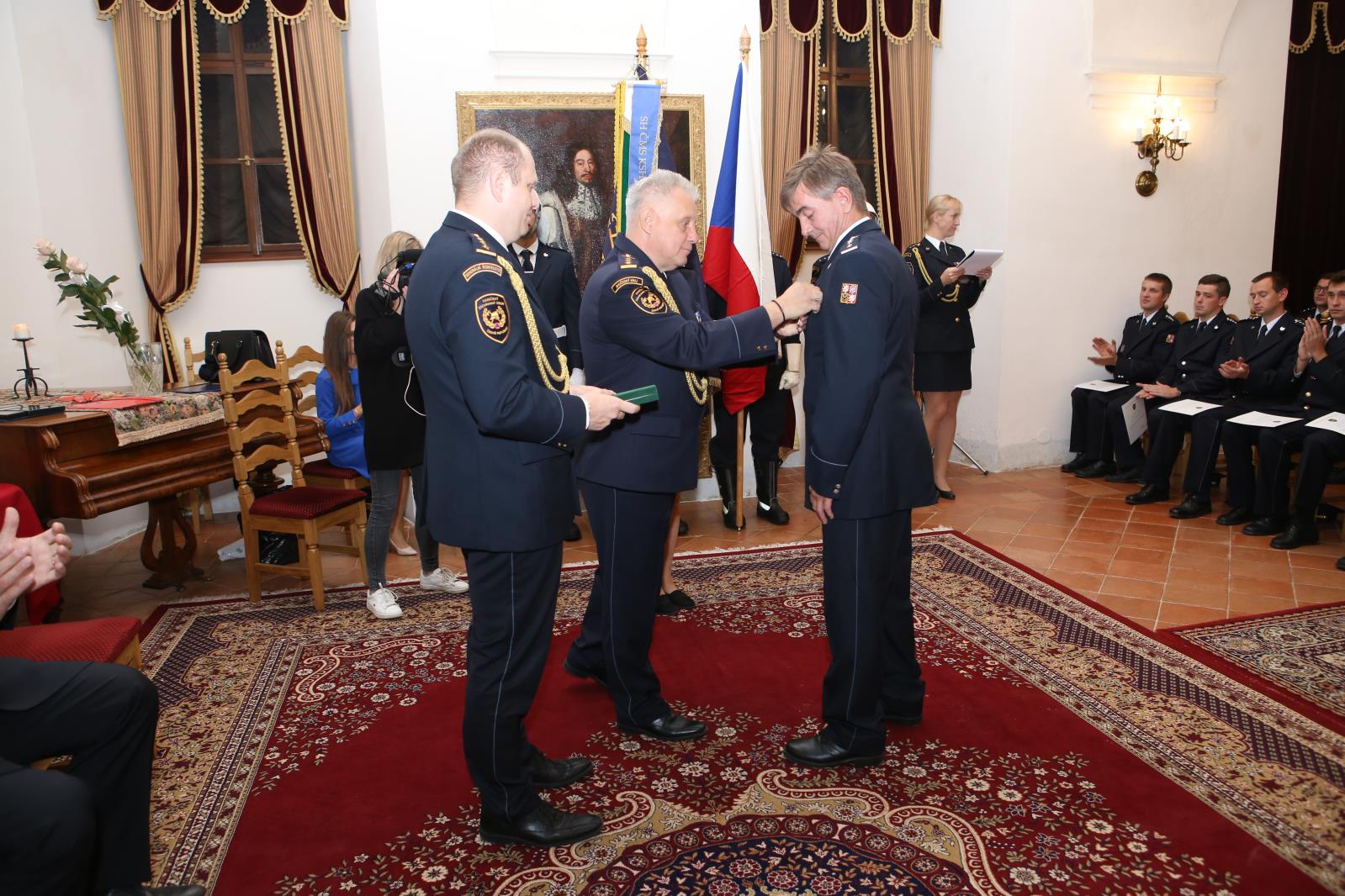 Předání medailí a složení slibu, Třeboň - 24. 10. 2019 (70).JPG