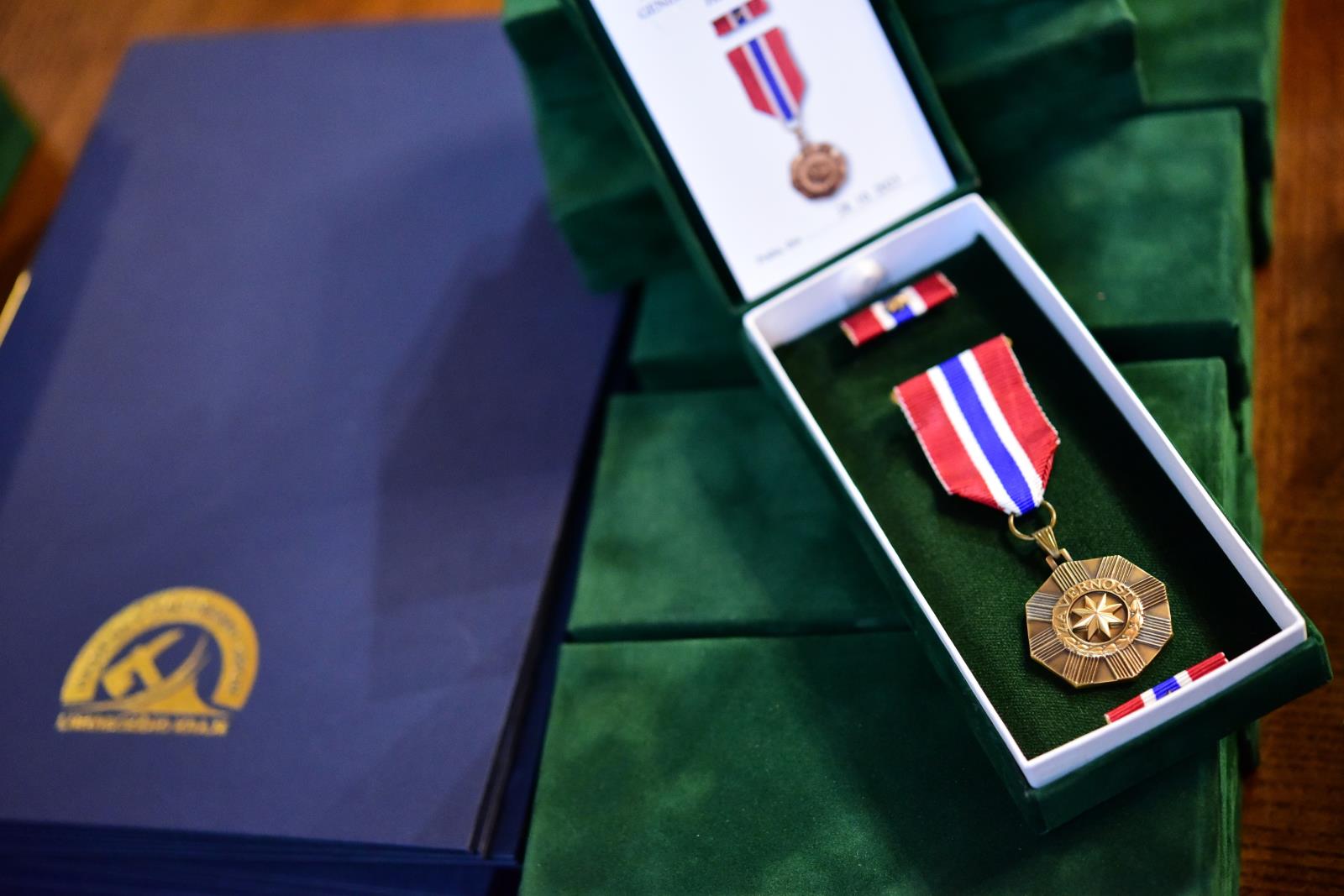 Předávání medailí HZS ČR 2023