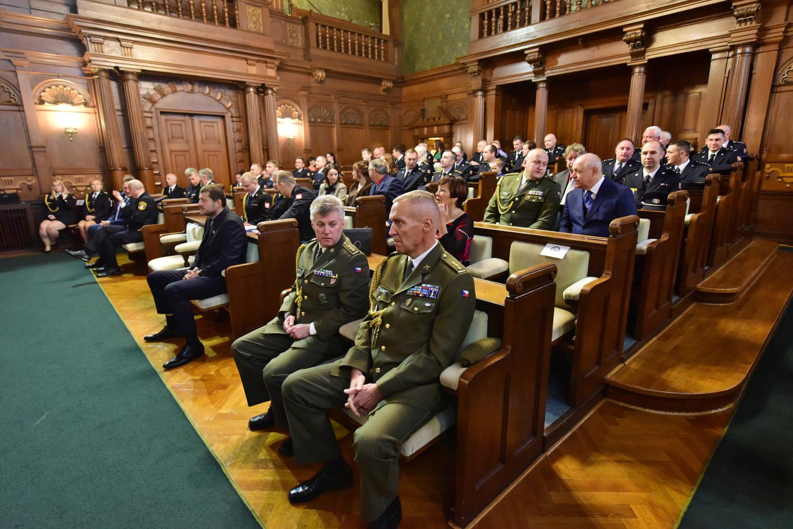 Předávání medailí HZS ČR 2023