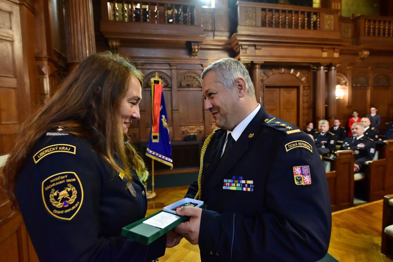 Předávání medailí HZS ČR 2023