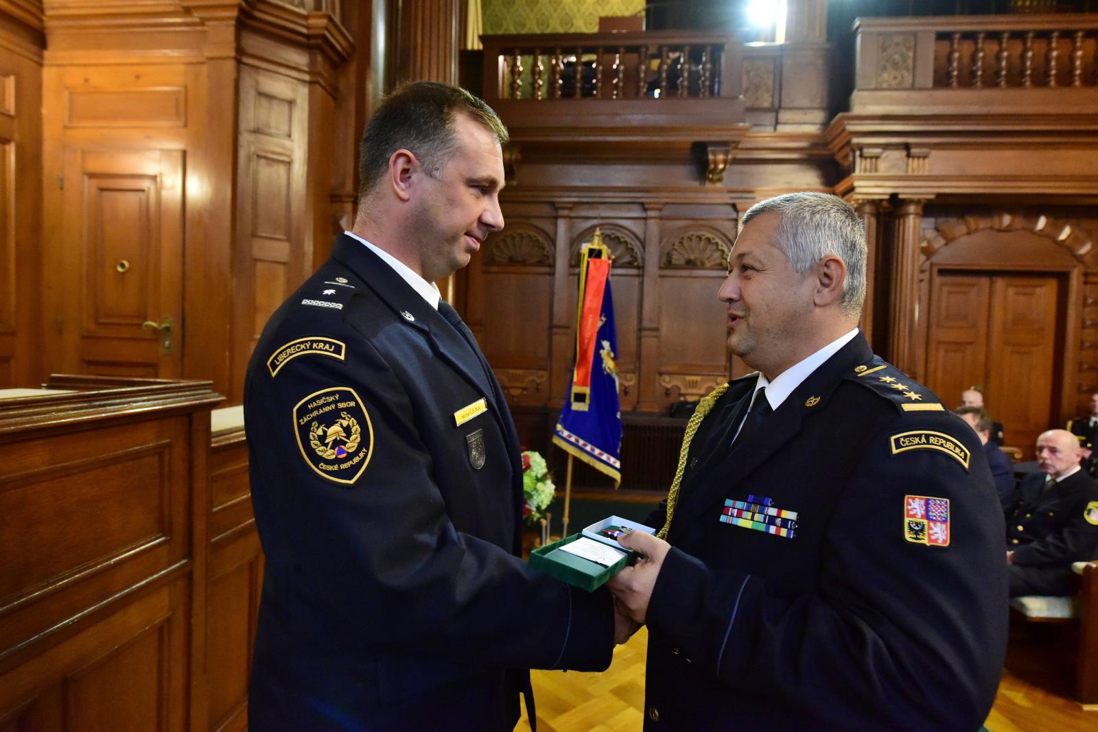 Předávání medailí HZS ČR 2023