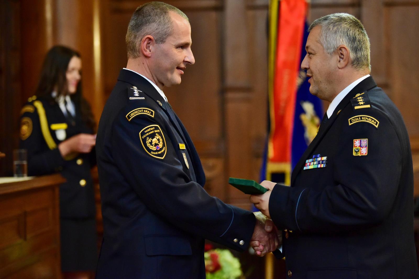 Předávání medailí HZS ČR 2023