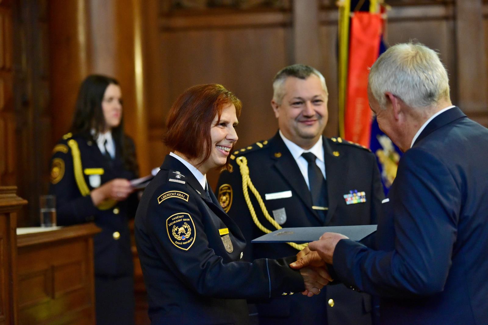 Předávání medailí HZS ČR 2023