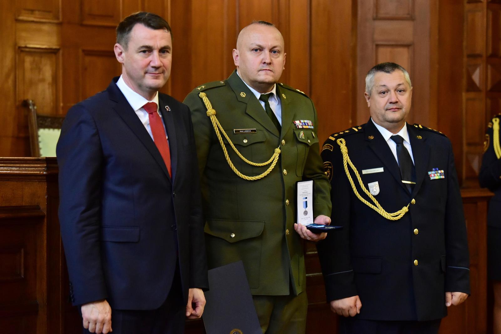 Předávání medailí HZS ČR 2023