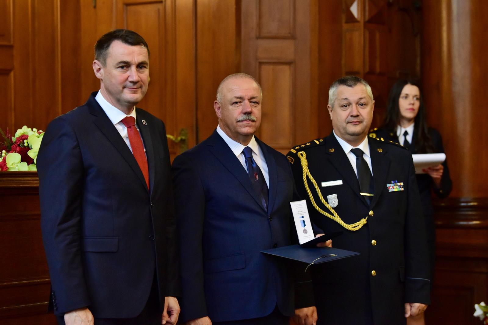 Předávání medailí HZS ČR 2023