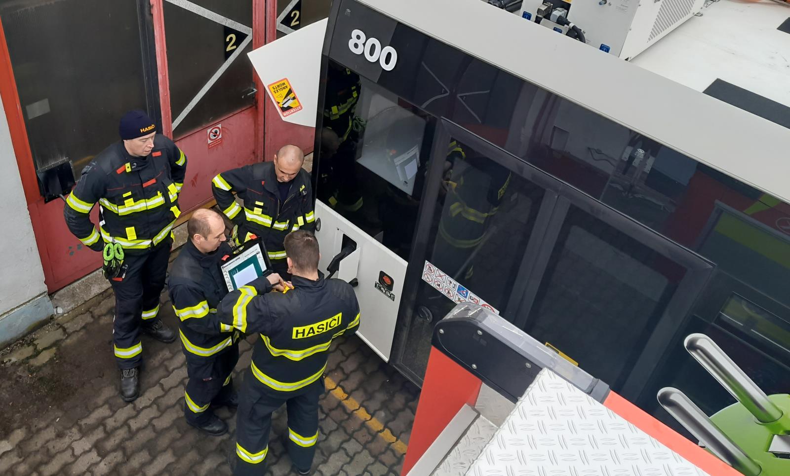 Školení hasičů v DPMLJ