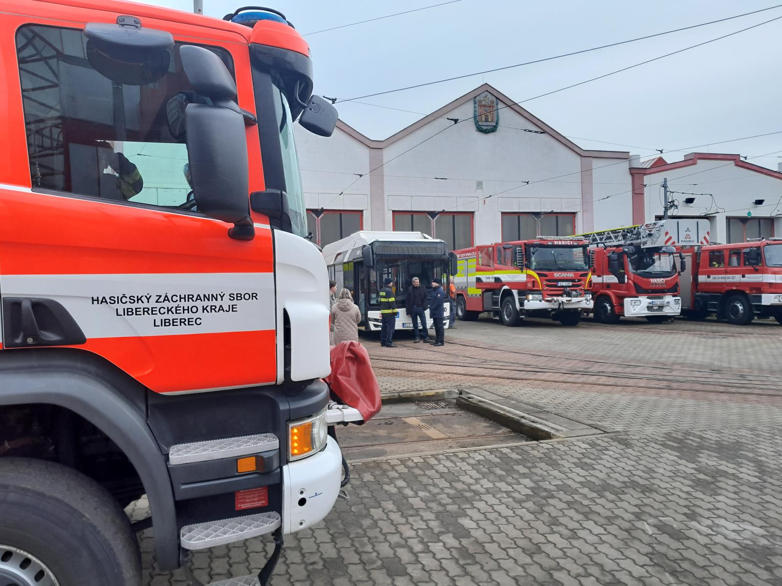 Školení hasičů v DPMLJ