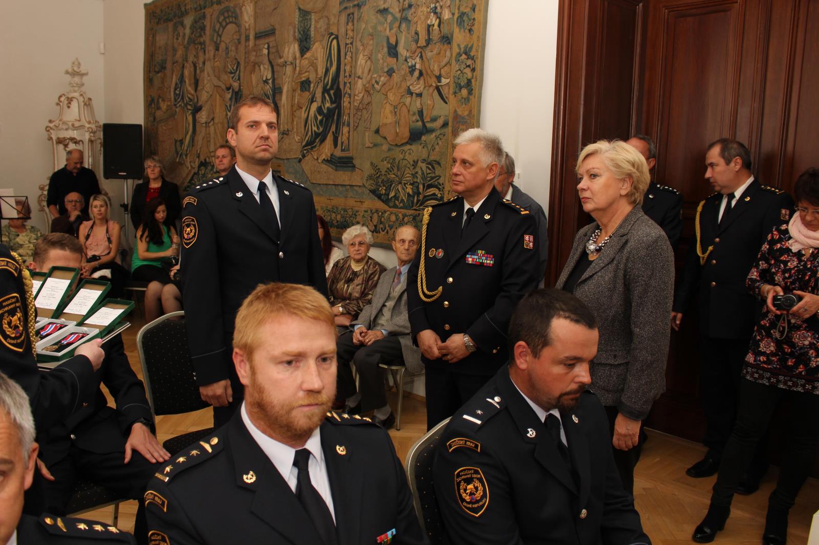 Služební slib, předání medailí, ocenění sportovců, České Budějovice - 25. 10. 2017 (26).JPG