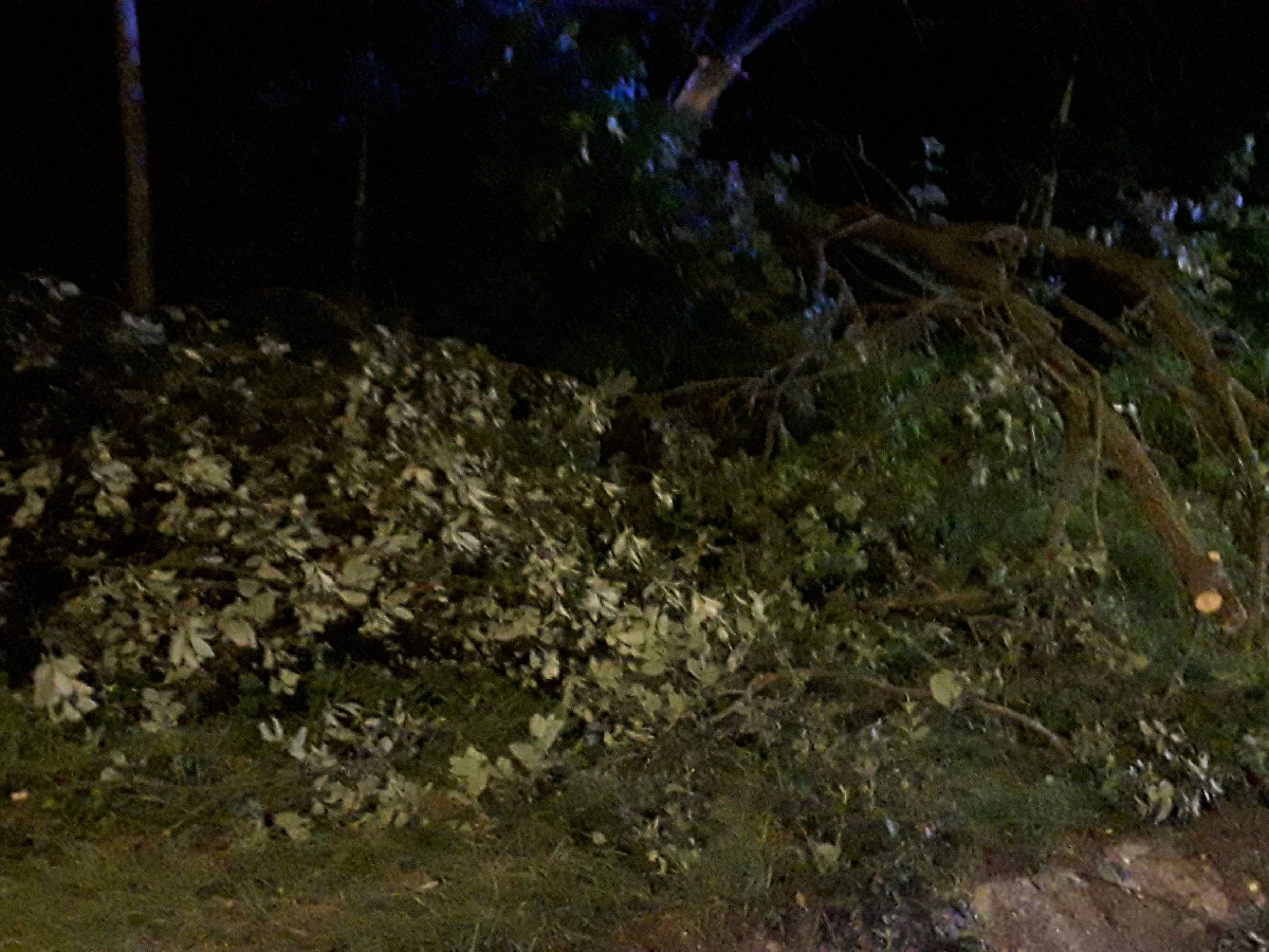 Sobotní bouřka 13.  června 2020