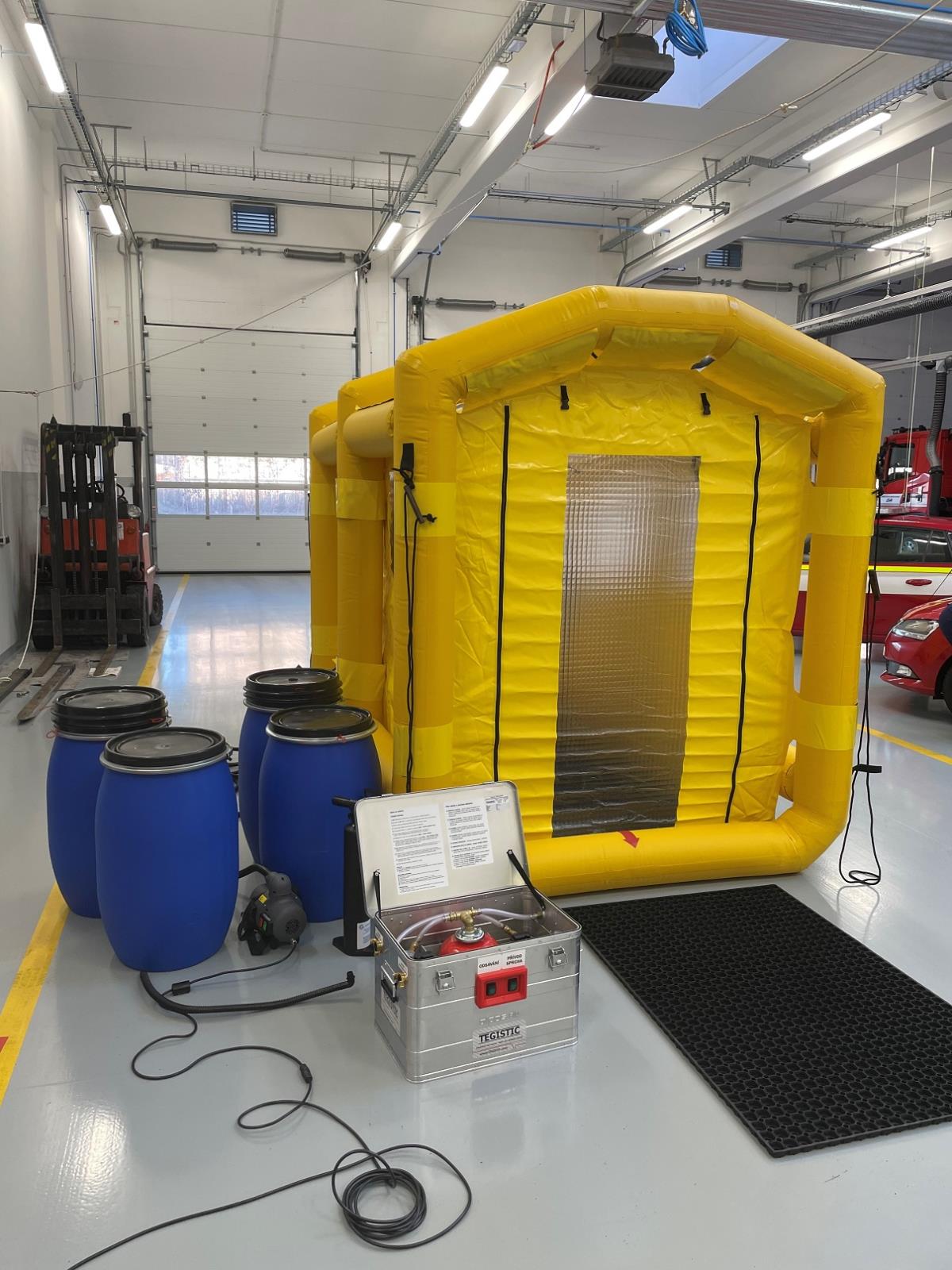 Stanoviště dekontaminace zasahujících