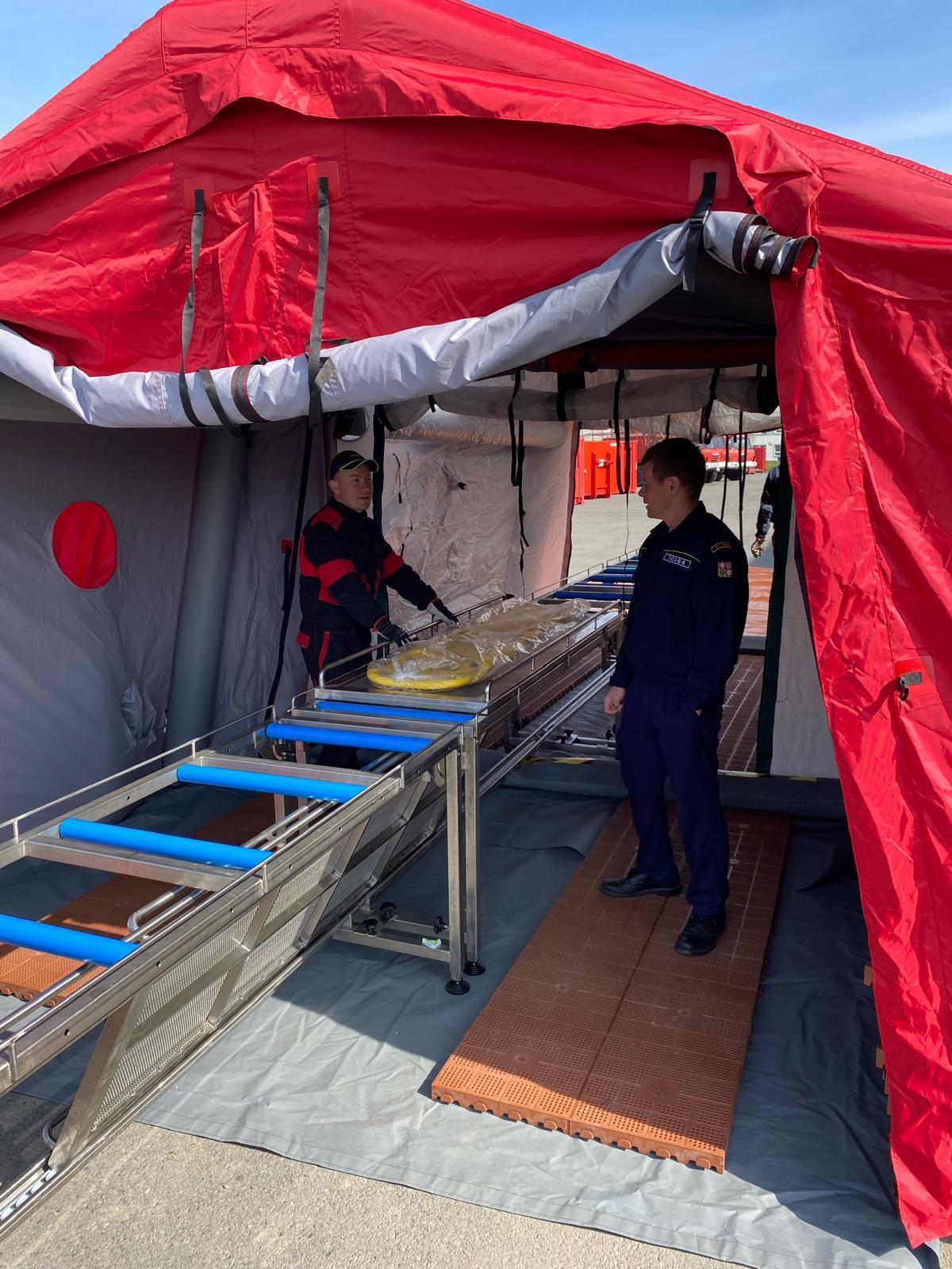 Stanoviště dekontaminace zraněných osob