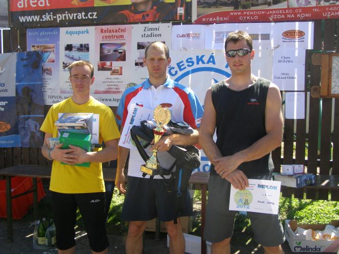 Vítězové v kategorii do 40 let. Zlato opět získal mistr světa i Evropy Lukáš Novák