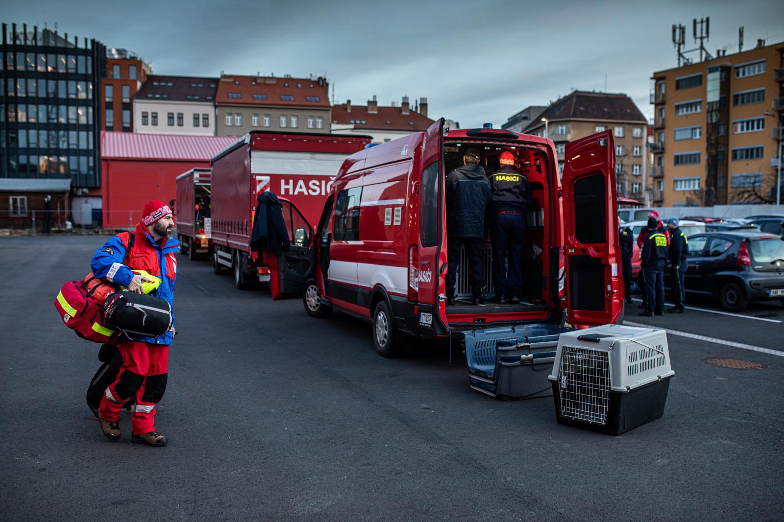 USAR Praha - odjezd