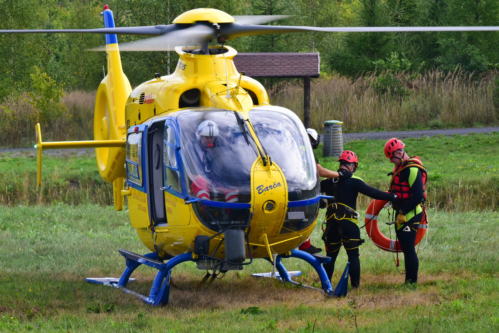 Výcvik LZS a HZS Ústeckého kraje
