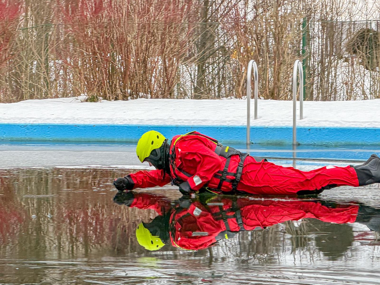 Výcvik tanvaldských hasičů
