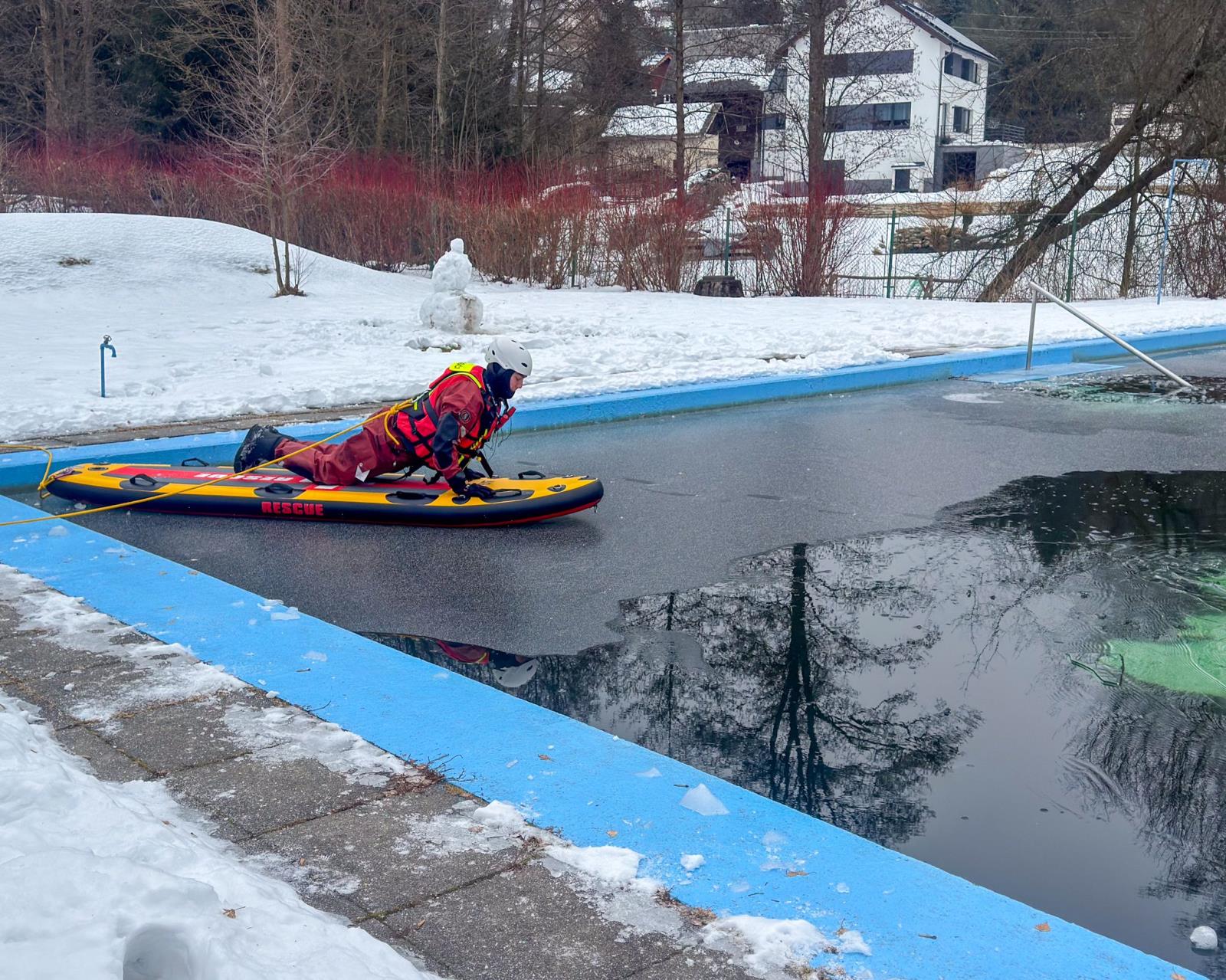 Výcvik tanvaldských hasičů