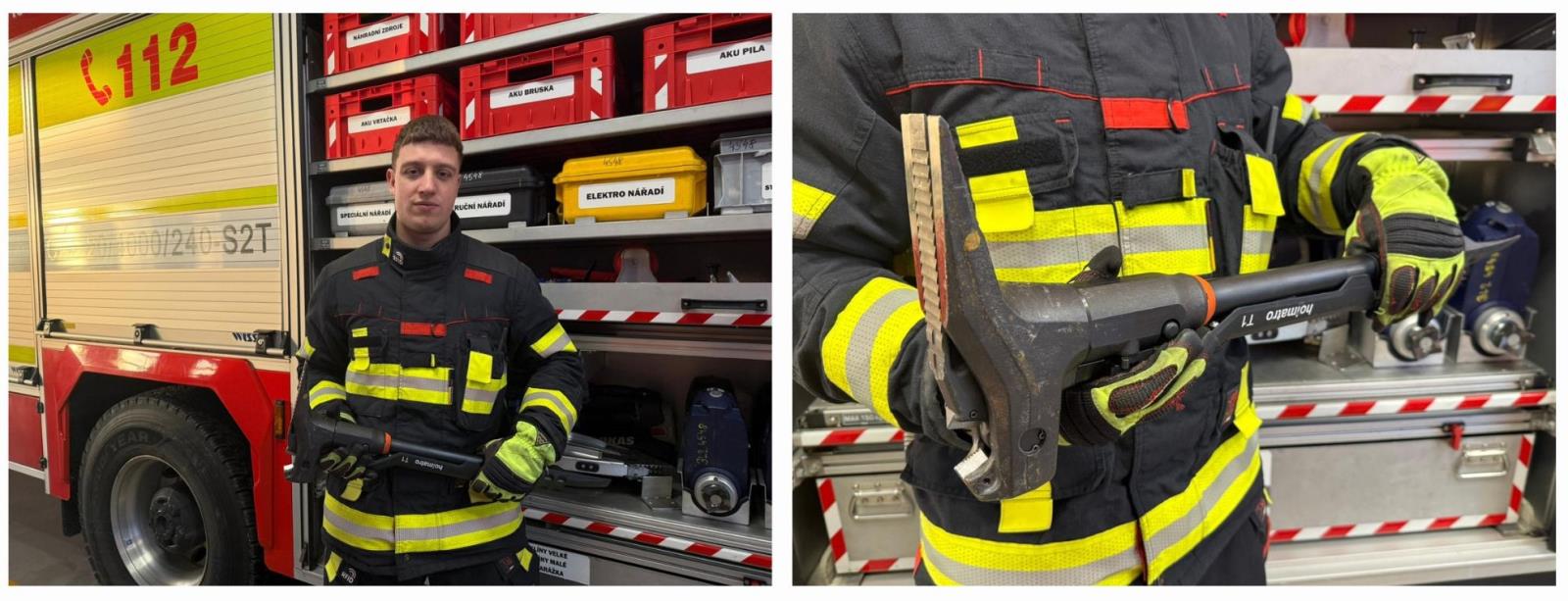 Vyprošťovací nástroj T1 Holmatro, nový pomocník krajských profesionálních hasičů