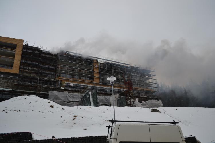 Hotel byl ve výstavbě. K jeho otevření mělo dojít asi za měsíc