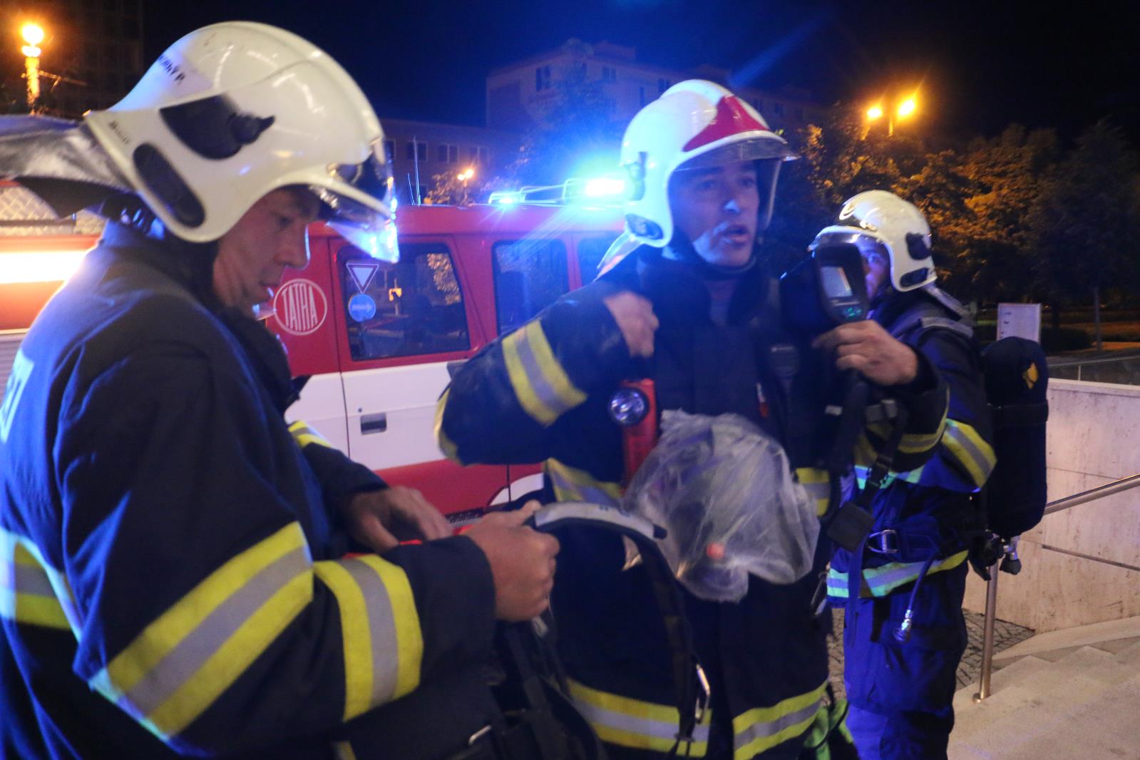 pozar v hotelu Olomouc