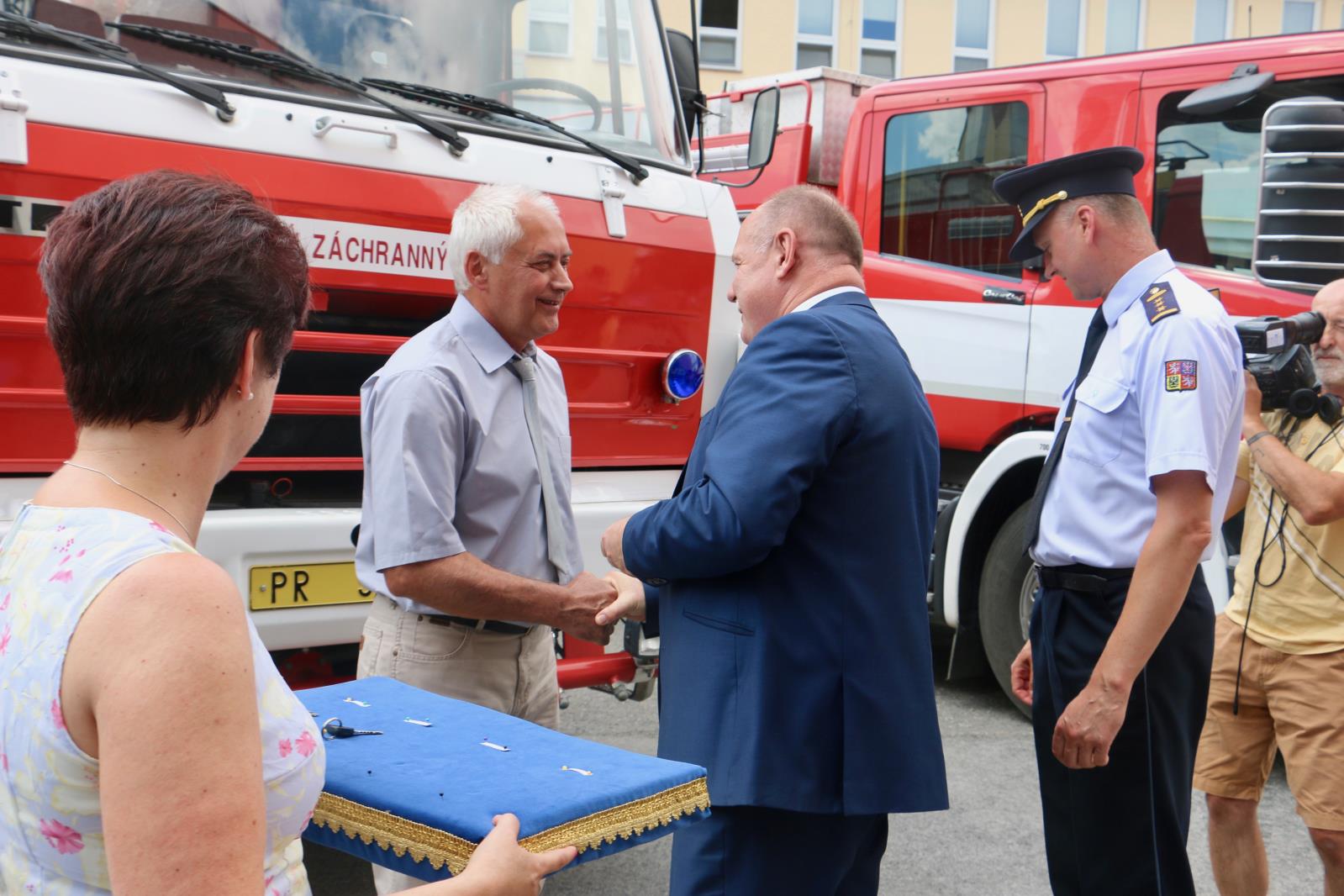 predavani techniky a podekovani za reprezentaci 19.6.2018 HZS OLK