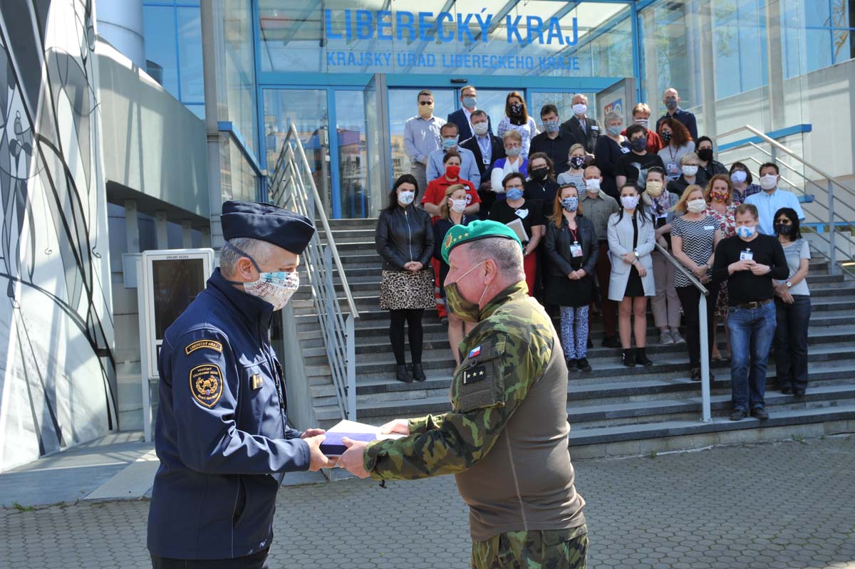 rozloučení s plk. Ing. Luďkem Prudilem