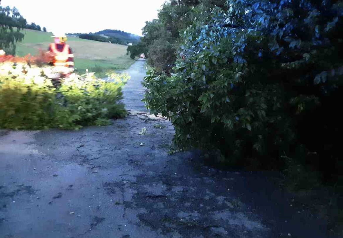 silne bourky Olomoucky kraj cerven