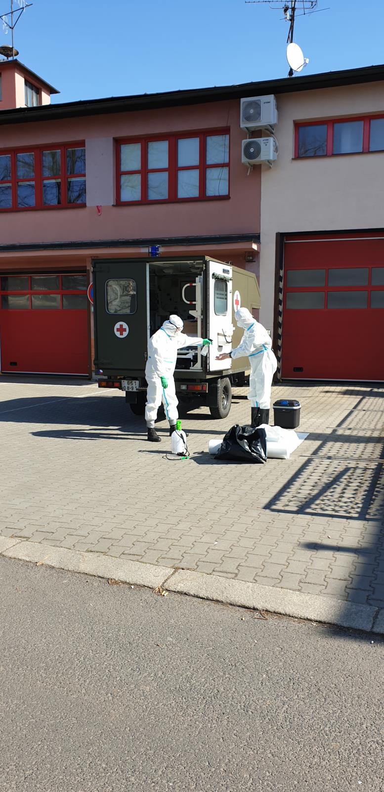 testování příslušníků a občanských zaměstnanců na nemoc Covid-19