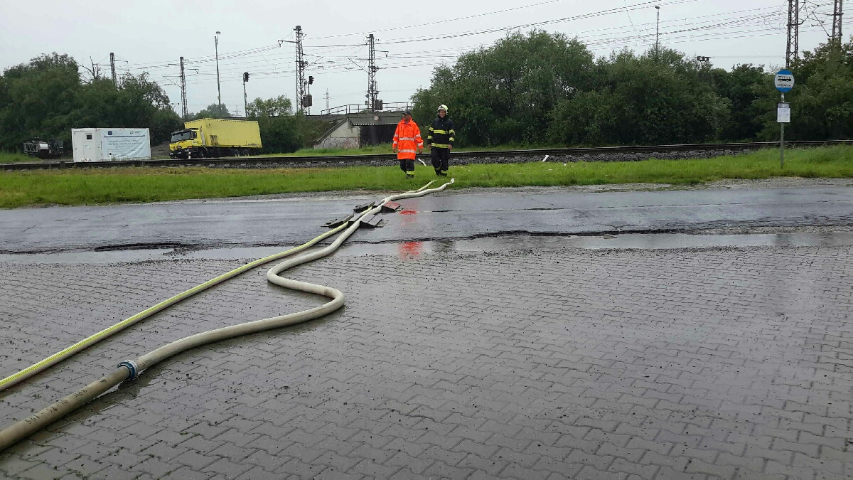 vydatné srážky Olomoucký kraj