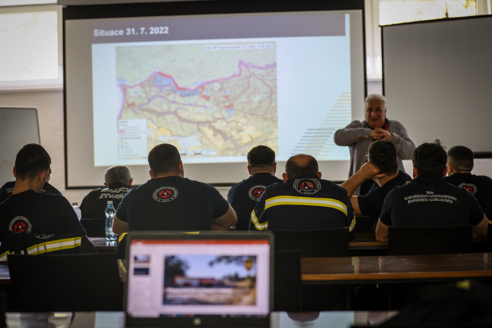 Čeští hasiči pomáhají v rámci mezinárodního rozvojového projektu zvyšovat odbornou připravenost kolegům z Gruzie